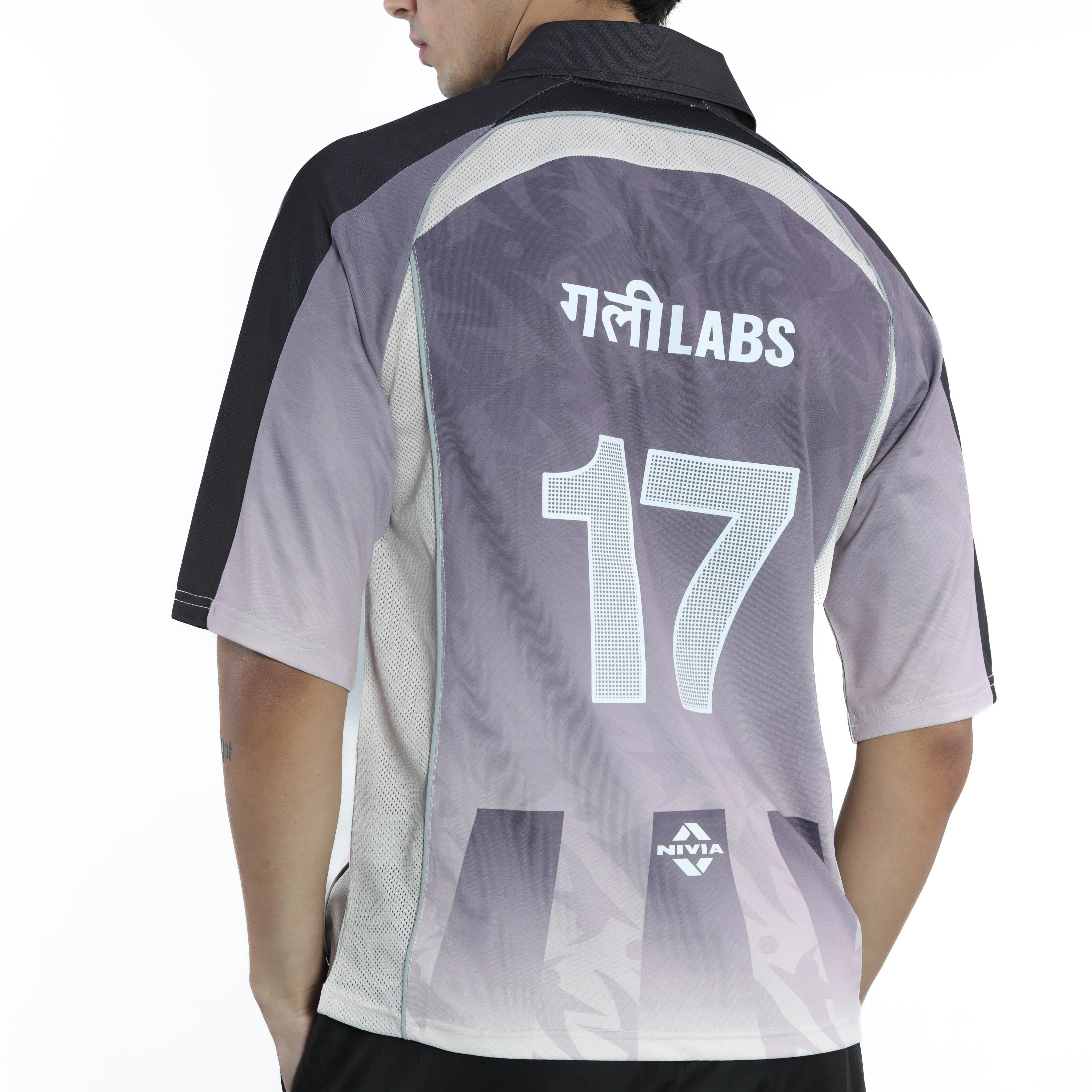 Gully Labs X Nivia - Half Line Black - Image 3